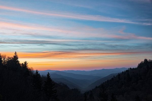 Sunrise-Oconaluftee River Valley-Great Smoky Mountains National Park-North Carolina